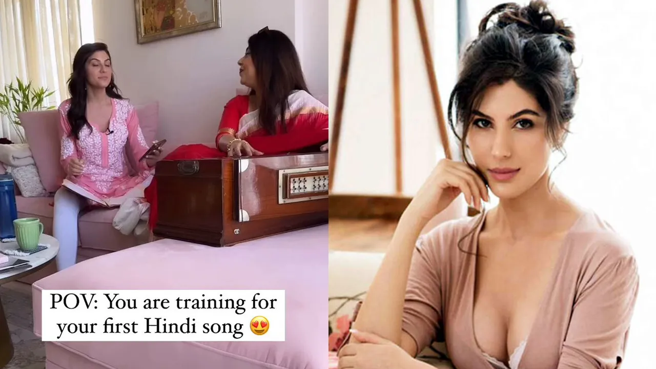 Elnaaz Norouzi on Her First Hindi Song