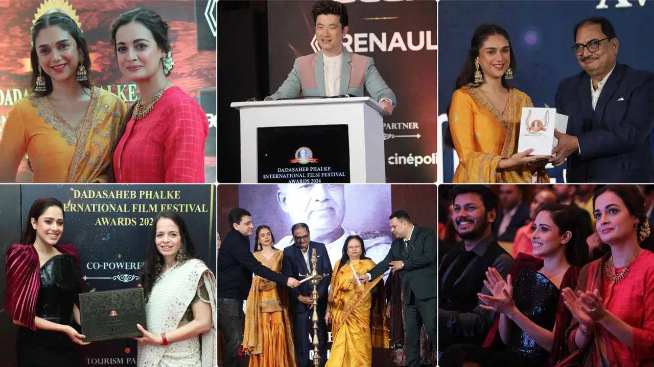 Aditi Rao, Dia Mirza, Nushrratt B add glam-glitter at event to 'announce' upcoming Dadasaheb Phalke Int’nl Film-Fest Awards-2024