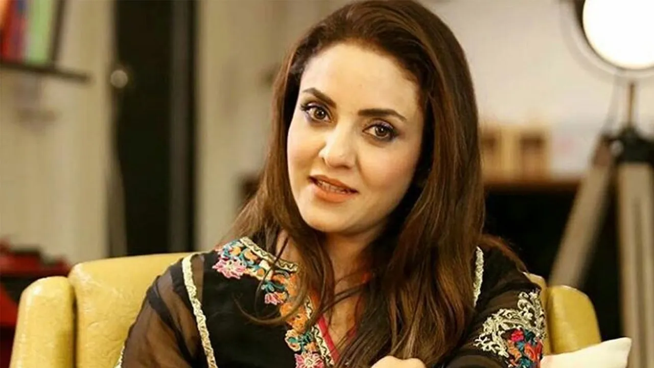 Pakistani actress Nadia Khan