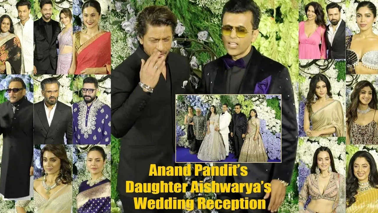 Industry luminaries attended Anand Pandit's daughter's wedding reception