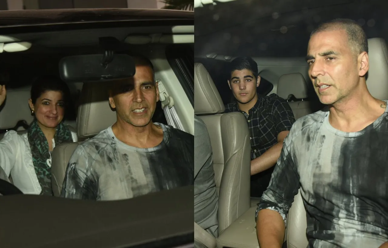PAD MAN'S SPECIAL SCREENING HOSTED BY AKSHAY KUMAR FOR FAMILY