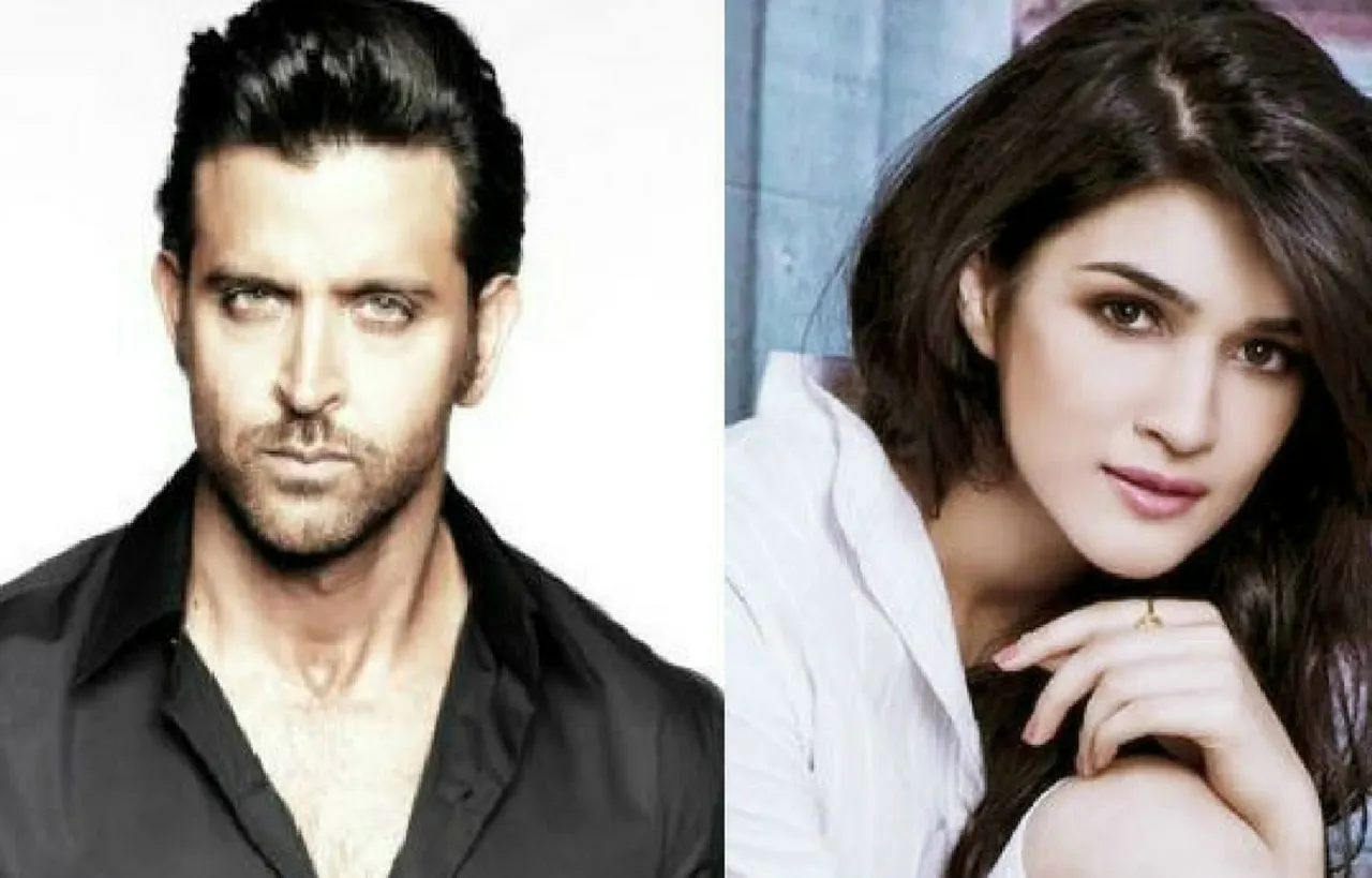 KRITI SANON HAS A FANGIRL MOMENT WITH HRITHIK ROSHAN!