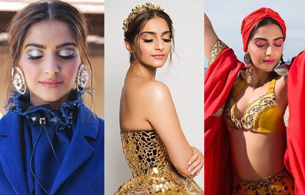 SONAM KAPOOR GAVE US 7 ICONIC MAKE-UP LOOKS IN 2017