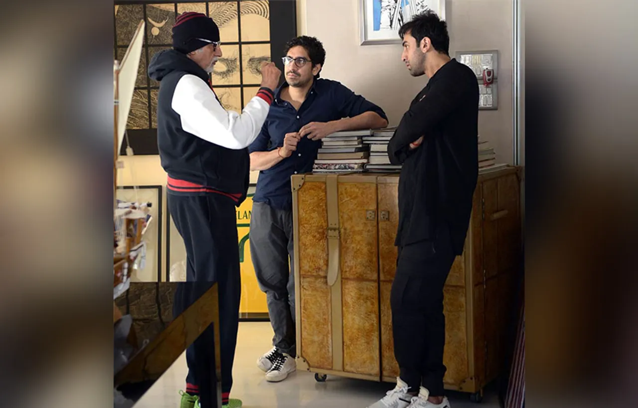 AMITABH BACHCHAN GOES FOR A LOOK TEST FOR 'BRAHMASTRA' WITH RANBIR KAPOOR!