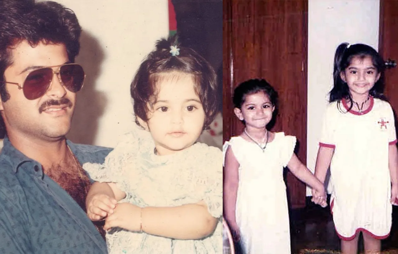 HERE IS WHAT FASHIONISTA SONAM KAPOOR'S CHILDHOOD LOOKED LIKE