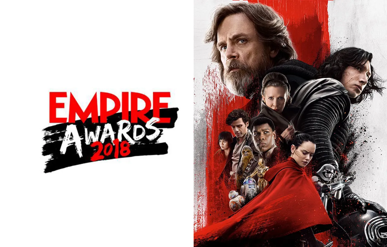 STAR WARS: THE LAST JEDI WINS BIG AT RAKUTEN TV EMPIRE AWARDS 2018