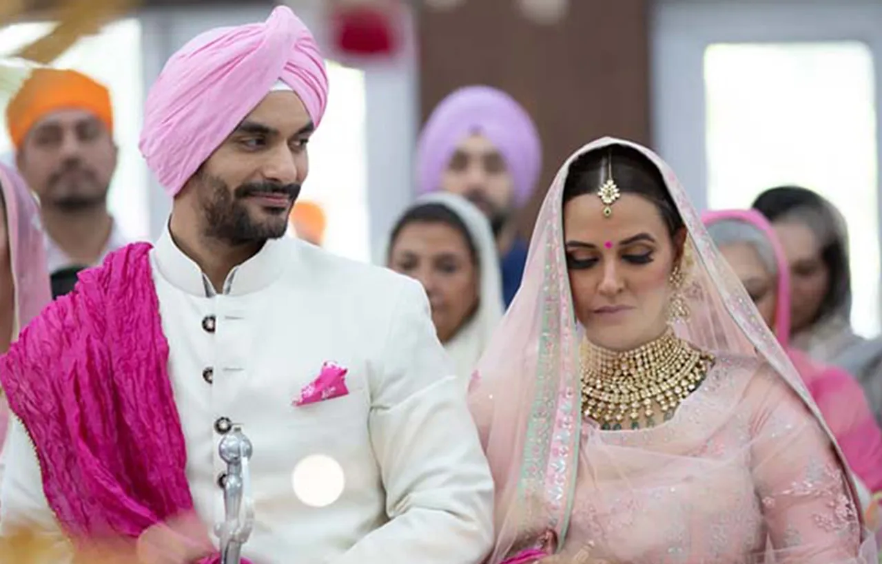 NEHA DHUPIA MARRIES BESTFRIEND ANGAD BEDI