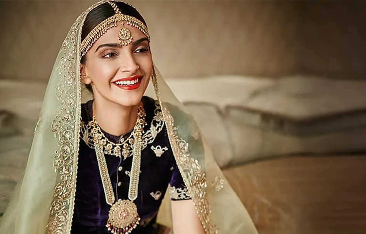 SONAM KAPOOR WILL BE WEARING THREE A'S FOR HER WEDDING