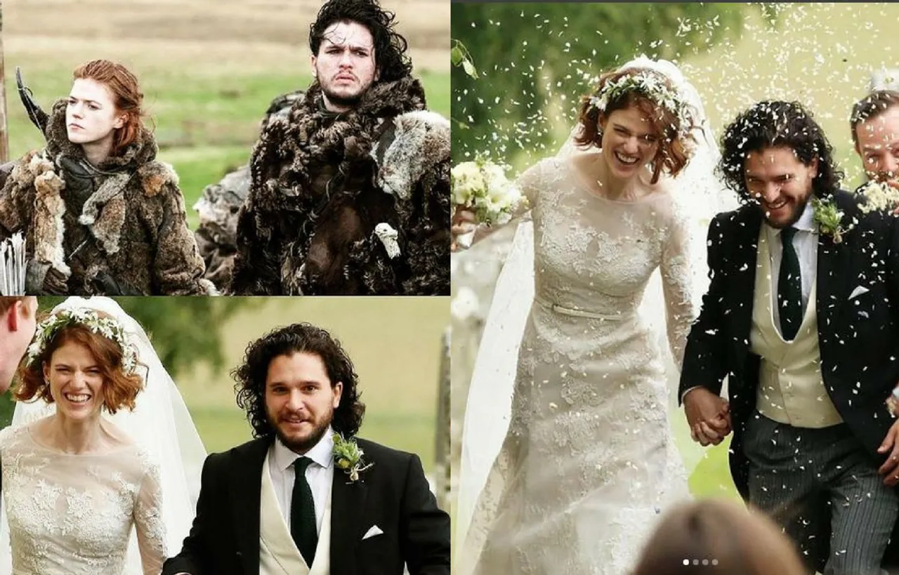 GAME OF THRONES' CO-STARS JON SNOW AND YGRITTE GOT MARRIED: SEE PICS