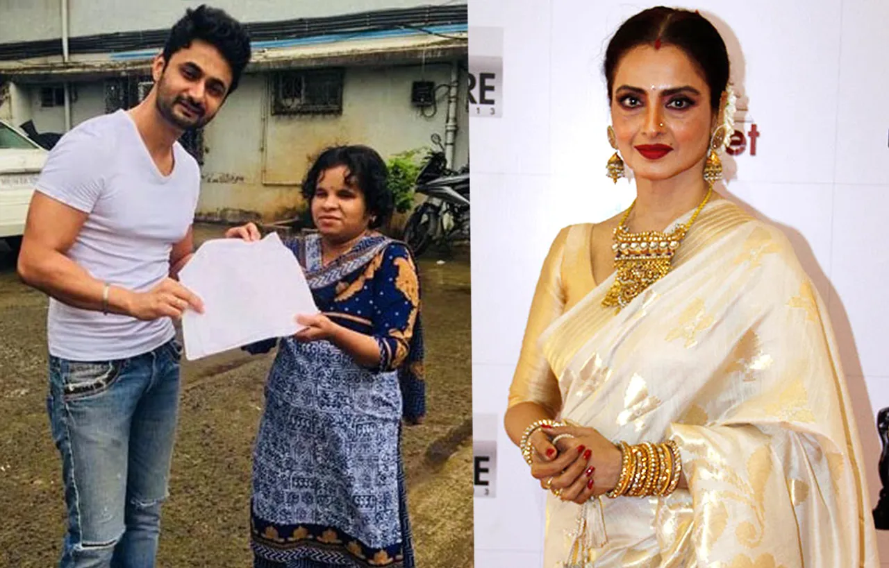 Visually impaired fan writes in braille asking Rekha to meet Anmol 