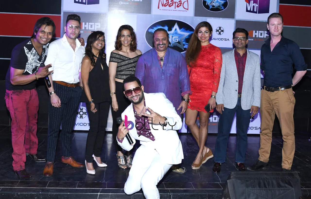 Jimmy Felix, Savio D'sa and Chetan Hansraj at the i-Sing India finale at HOP