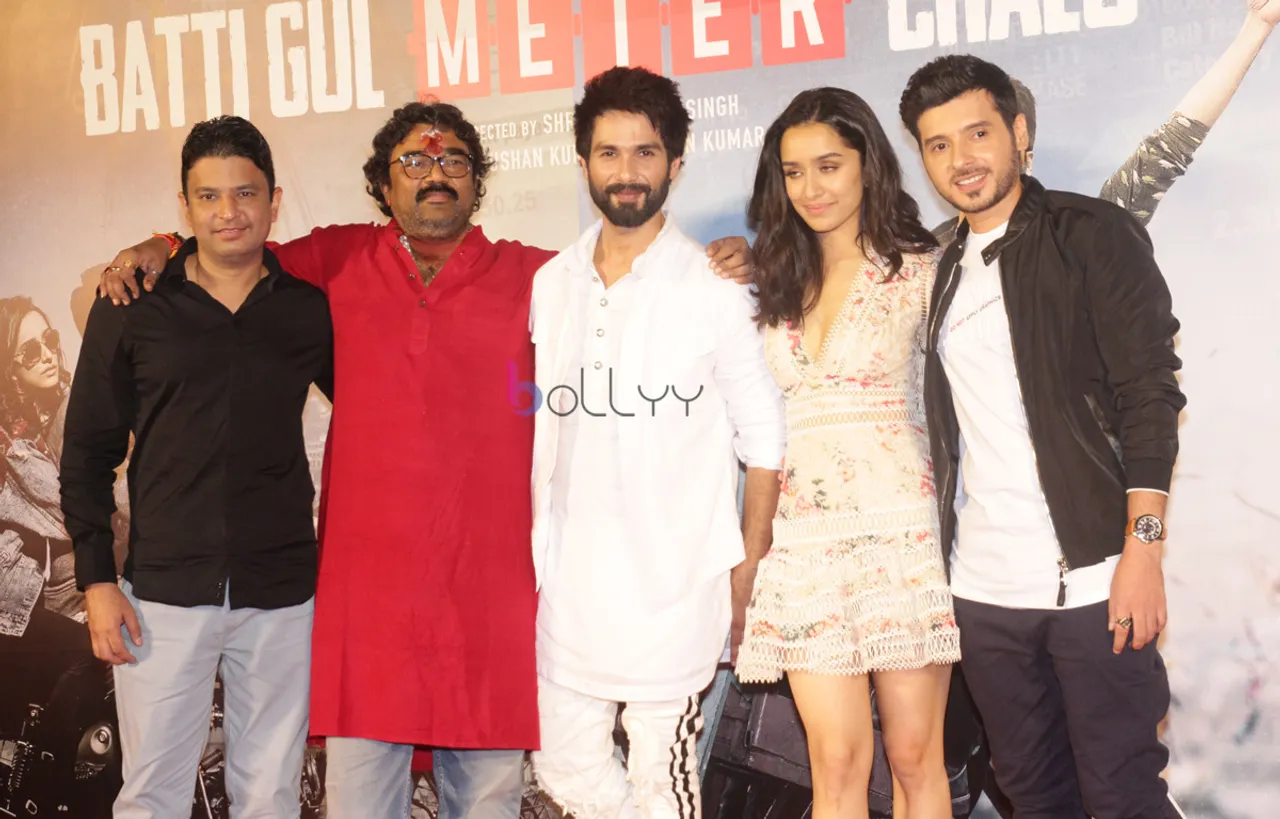 Shahid Kapoor, Shraddha Kapoor at the trailer launch of 'Batti Gul Meter Chalu'