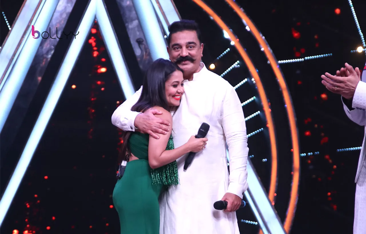 Neha Kakkar’s fan moment with Kamal Haasan on Indian Idol 10