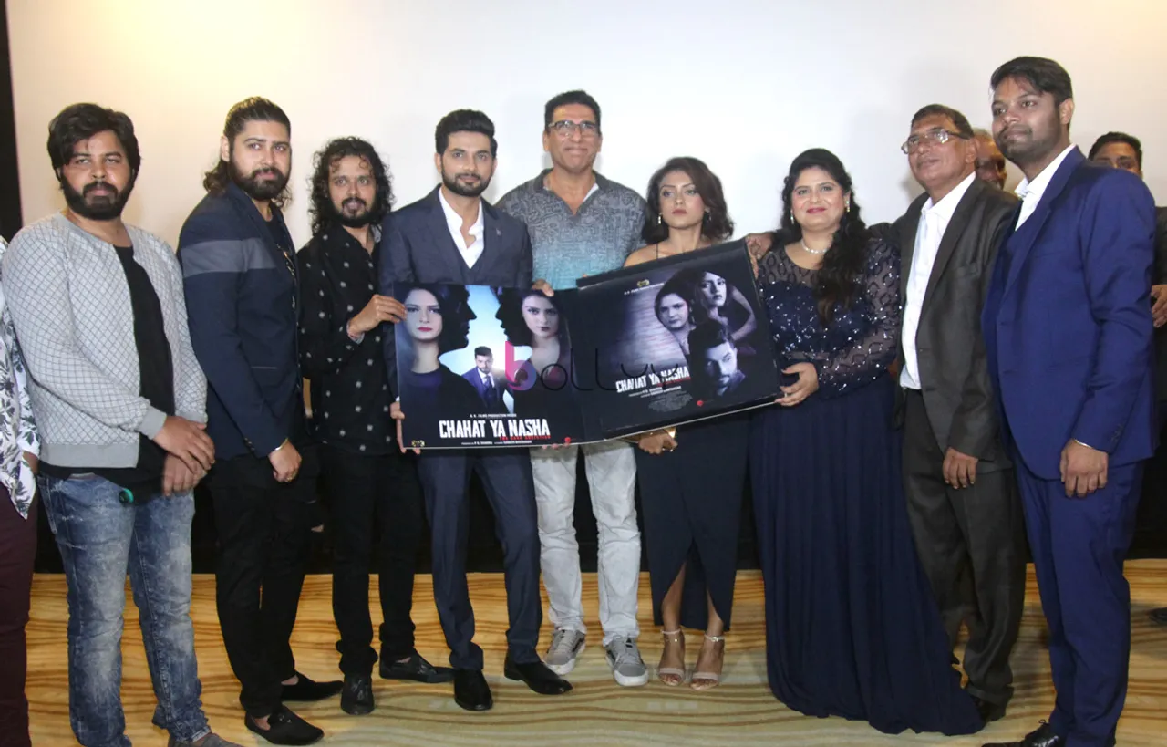 Mukesh Rishi and Raja Hasan at the Trailer Launch of Chahat Ya Nasha “The Dark Addiction”