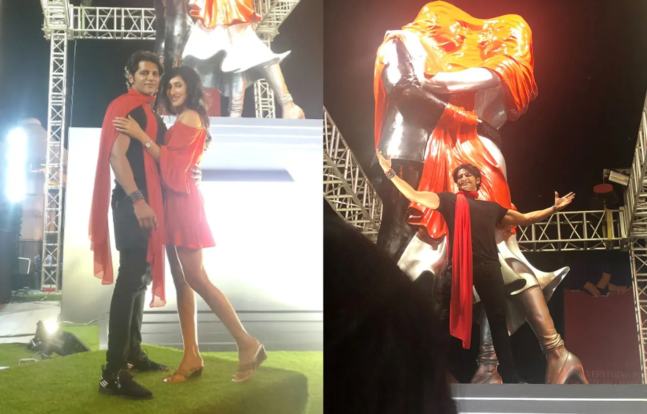 Kasautii Zindagii Kay love installation unveiled in Delhi by Karanvir Bohra & his wife Teejay Sidhu