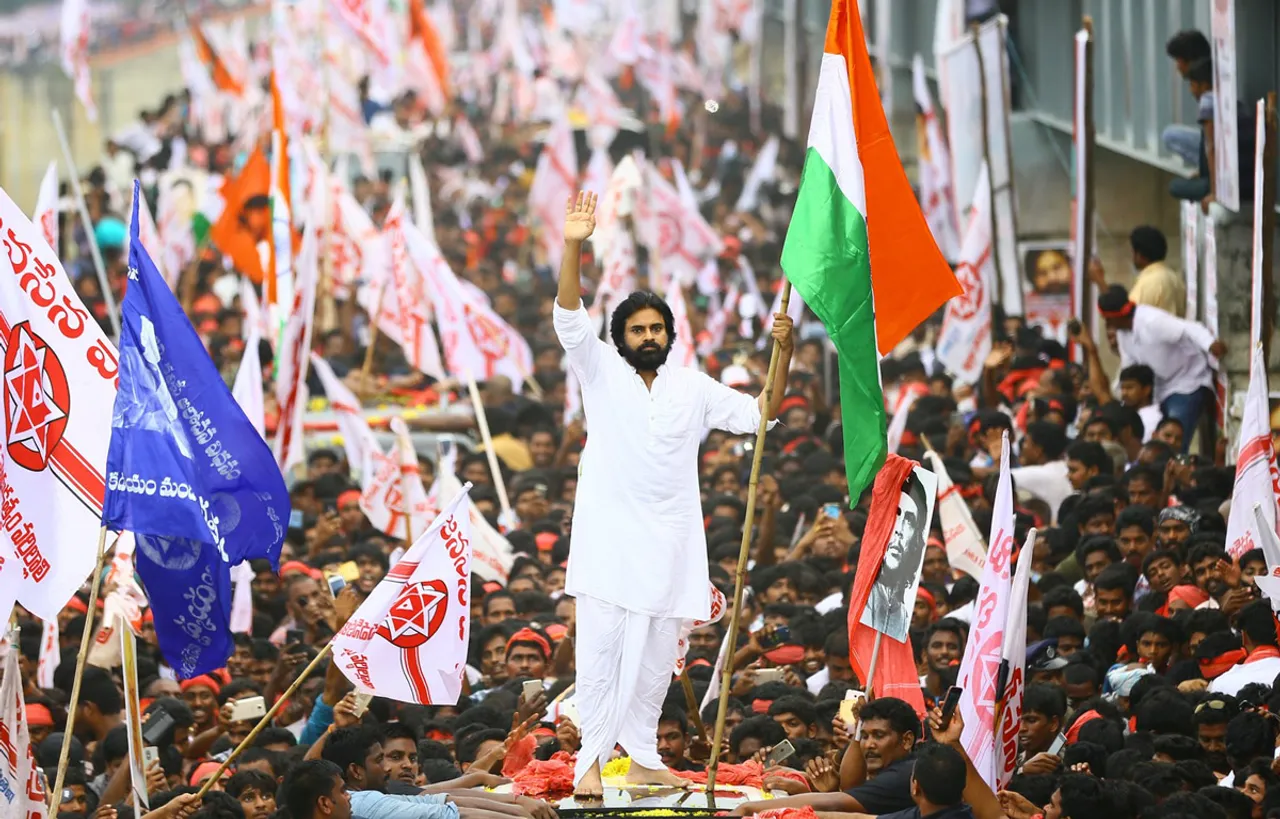 South Superstar Pawan Kalyan’s Political Rally Receives An Unprecedented Response