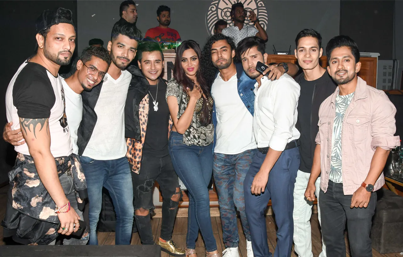 Club event & Showcasing of Aditya Singh Rajput's Music Video promos DOSAKH featuring Arshi Khan & The Beach Boys Mashup season 2