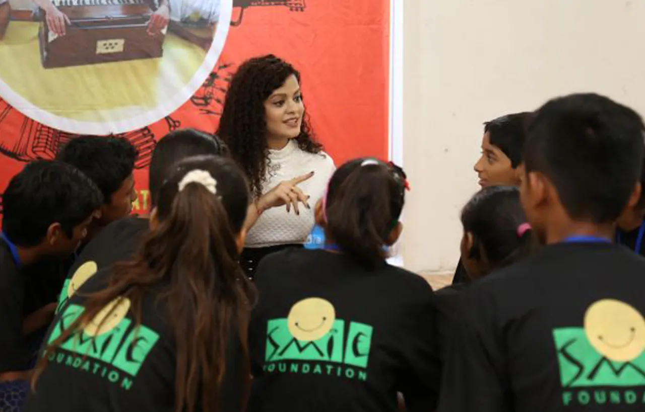 Playback Singer Palak Muchhal Launched Amani India Project In Delhi