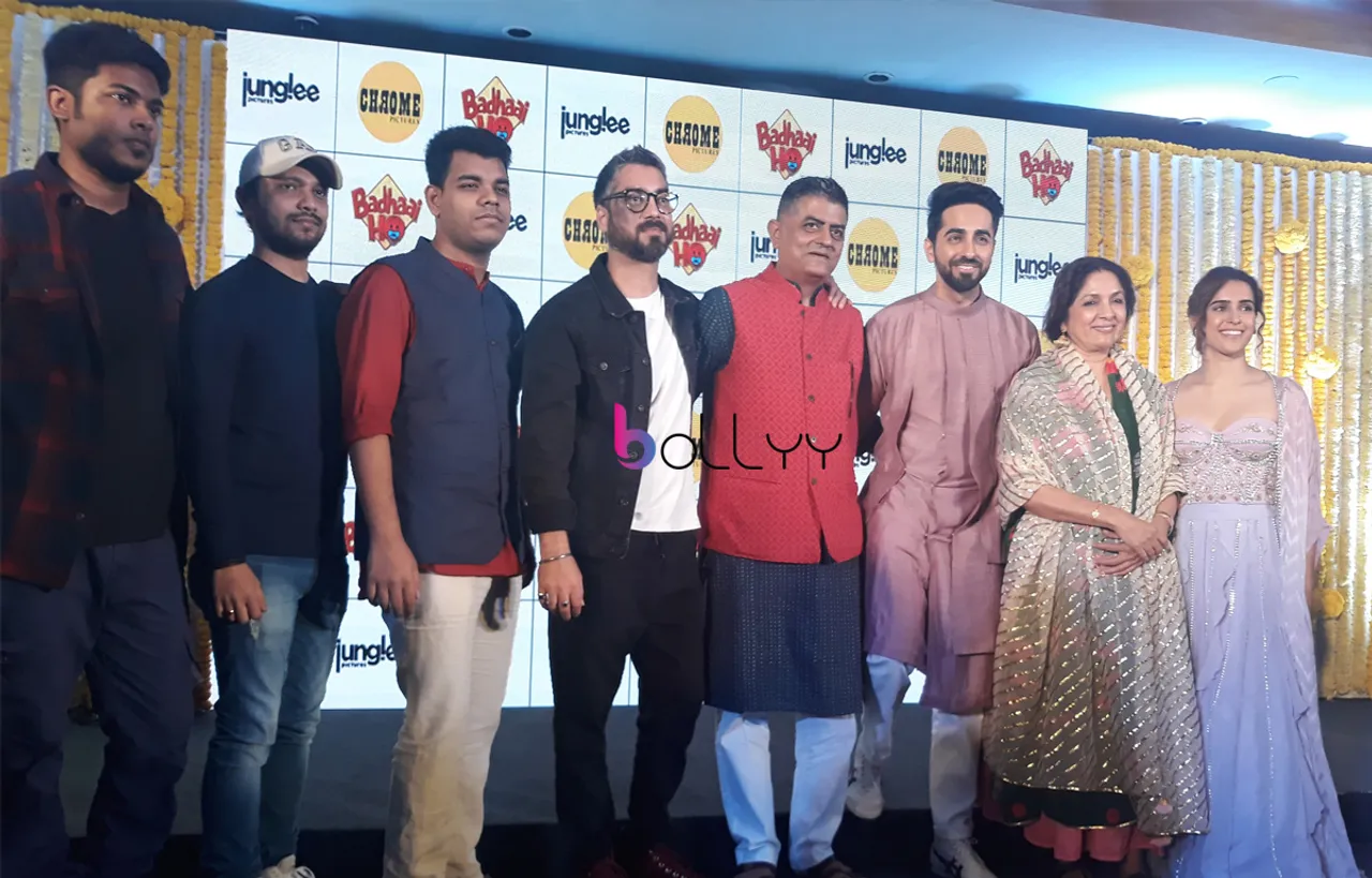 Sajan Bade Senti from Badhaai Ho launched at the biggest baby shower in Mumbai!