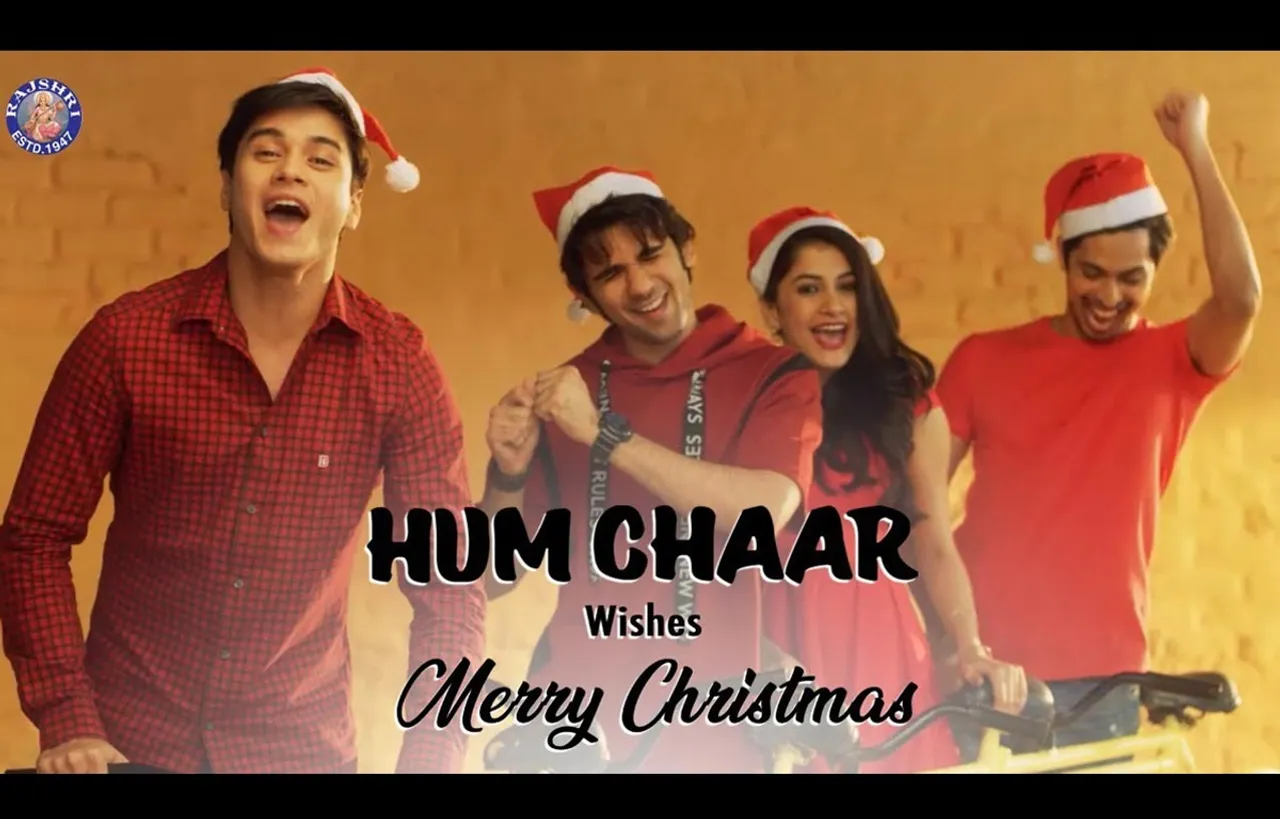 Hum Chaar Star Cast With Their Cuteness Spread Christmas Festive Cheer With This New Video !