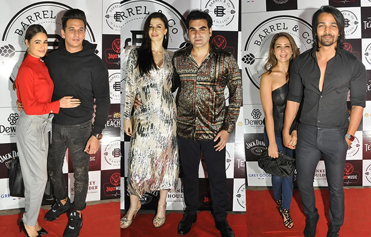 Arbaaz Khan Flaunts His Love Georgia Andriani At The Launch Of Barrel Mansion