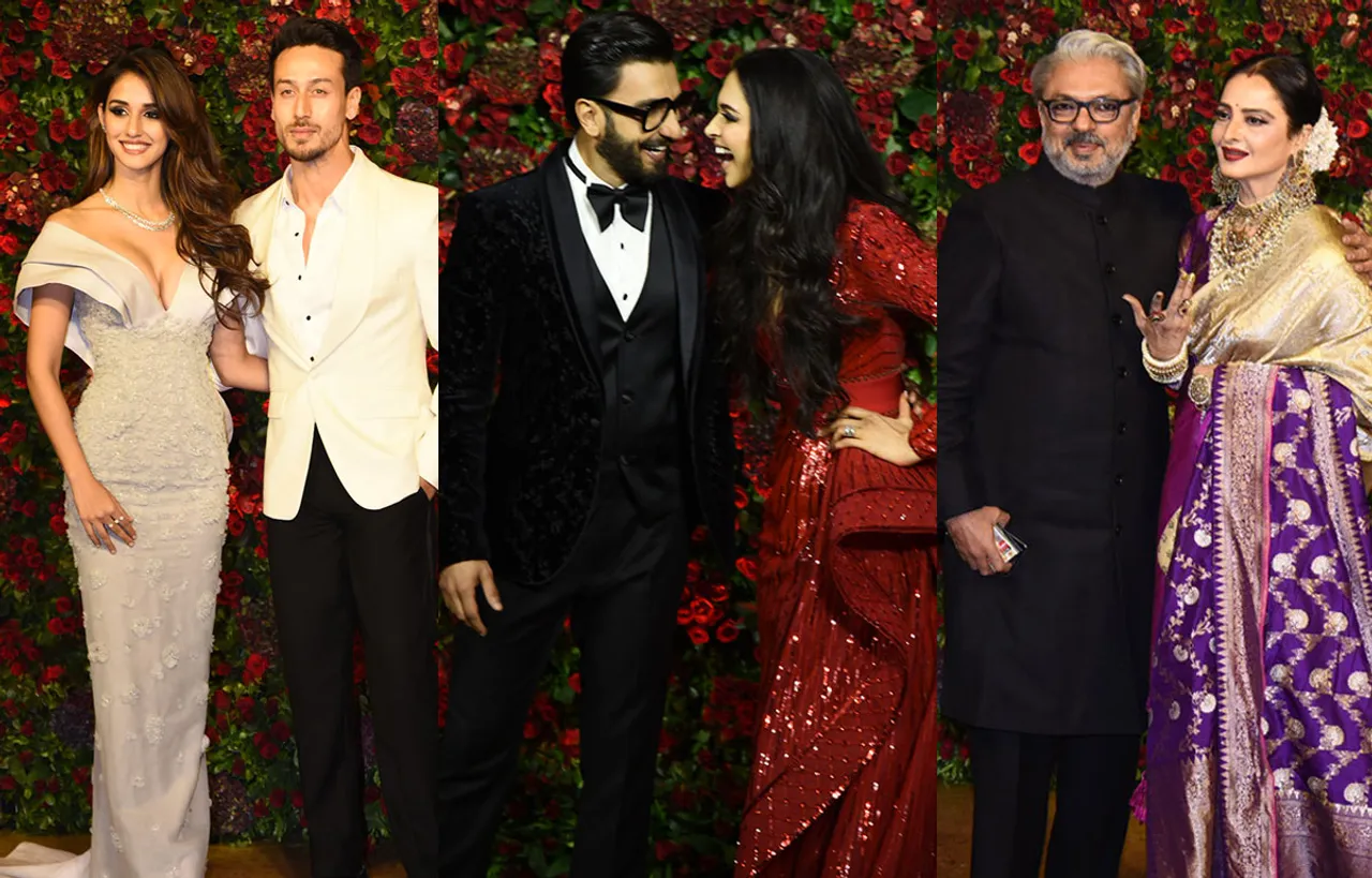 Bollywood Stars Attend Deepika- Ranveer Grand Reception In Mumbai