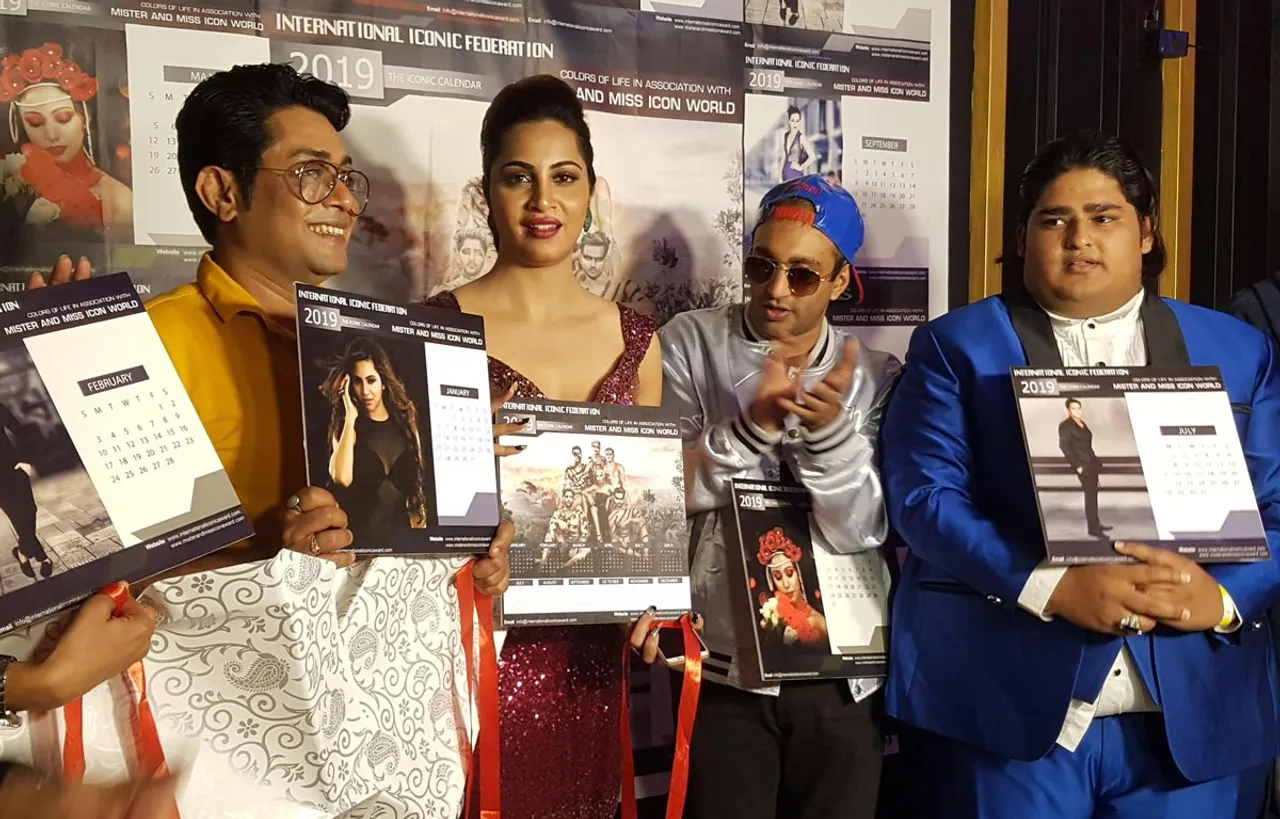 Arshi Khan Unveils The Calendar ‘2019 The Iconic Calender’
