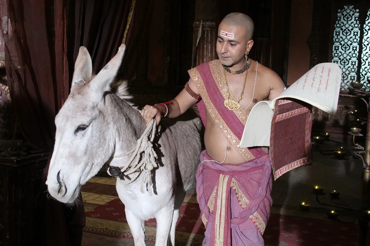 Rama teaches the donkey
