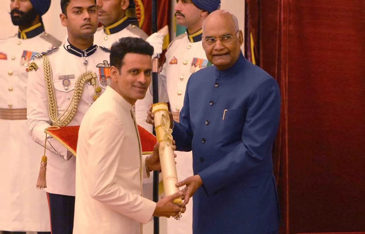 Manoj Bajpayee Honoured With Padma Shri By President Kovind