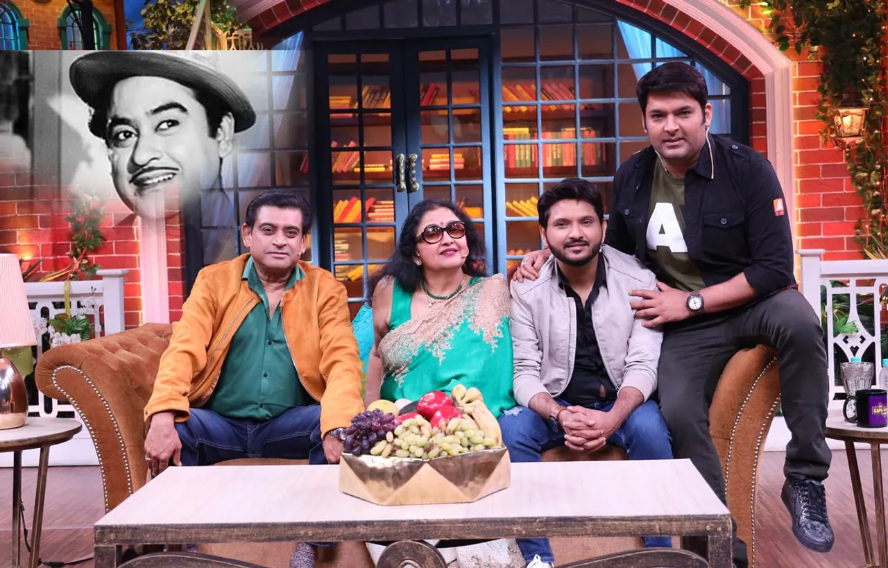 Kishore Kumar's Family On The Sets Of SET's The Kapil Sharma Show