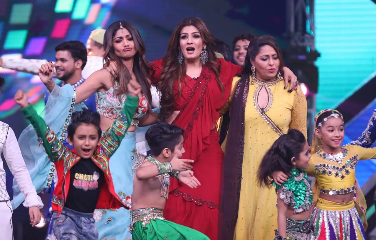 Raveena-Tandon-on-super-dancer-chapter-3