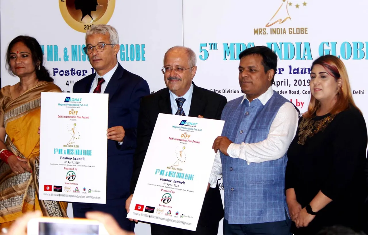 Poster Launch Of 5th Mrs. India Globe And 6th Miss And Miss India Globe 2019