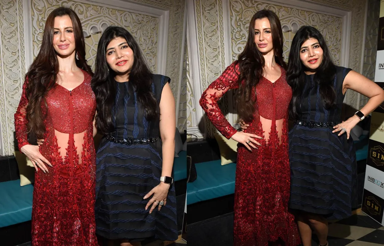 Celebrity-Dermatologist-Dr.-Sharmila-Nayak-&-Georgia-Andriani-Spotted-Together-At-A-Fashion-Event