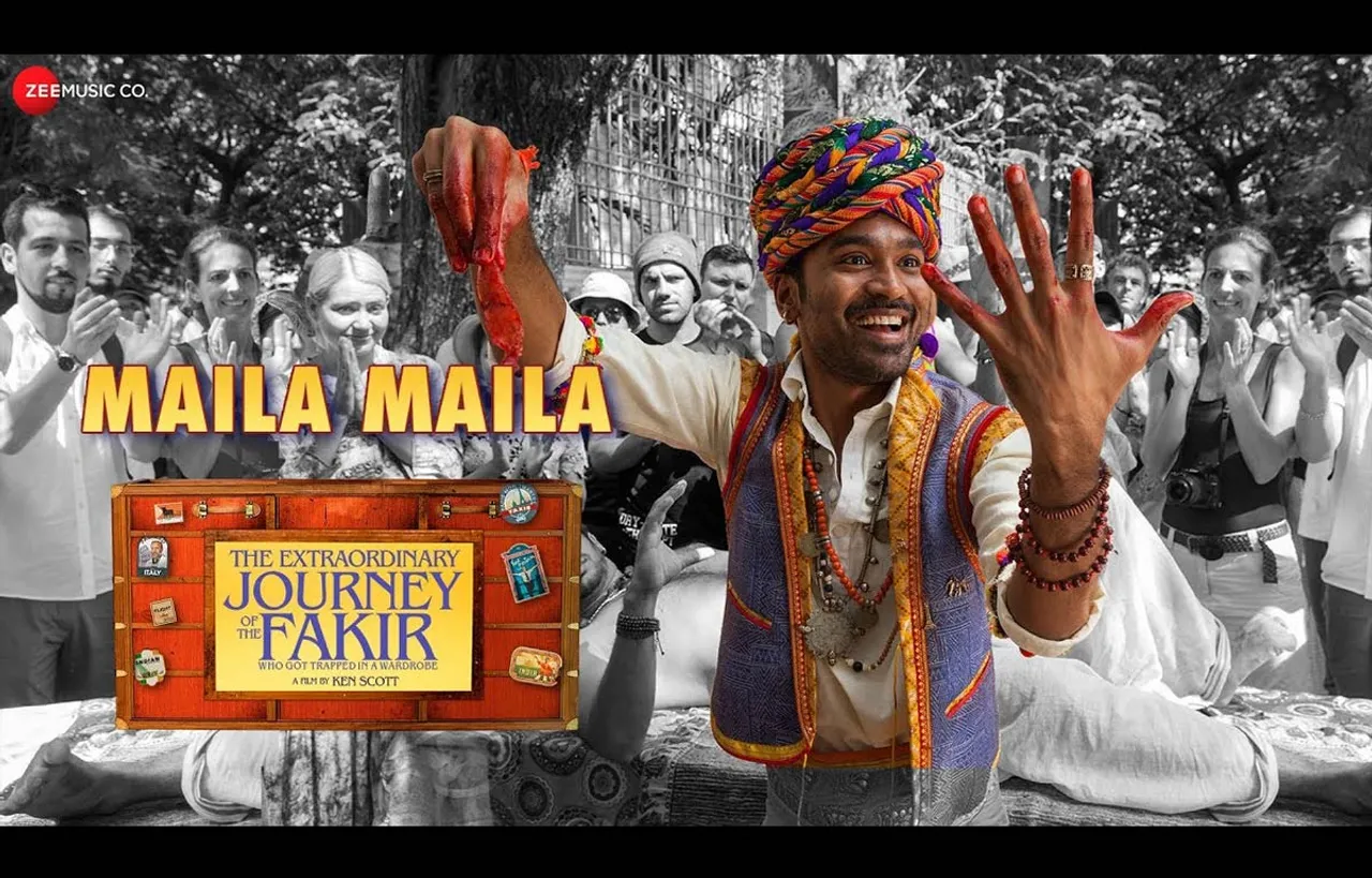 Dhanush-As-The-Con-Artist-In-Maila-Maila-From-The-Extraordinary-Journey-Of-The-Fakir-Will-Steal-Your-Heart-Away