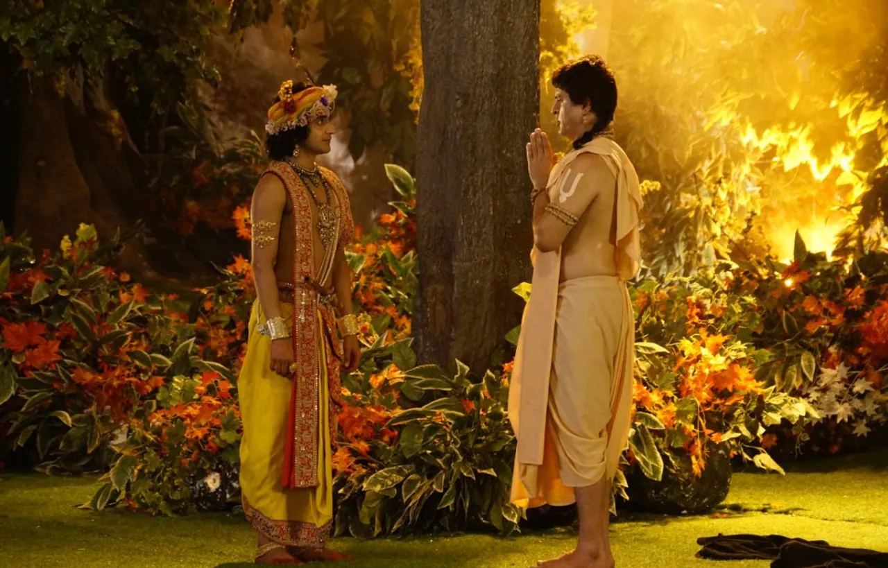 Krishn's Encounter With Devotee Sridama Enlightens Him About The 100 Year Separation Curse From Radha!  