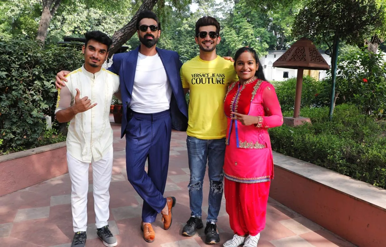 Delhi Rolls The Red Carpet For Host Arjun Bijlani And Judge Tushar Kalia Of COLORS Dance Deewane