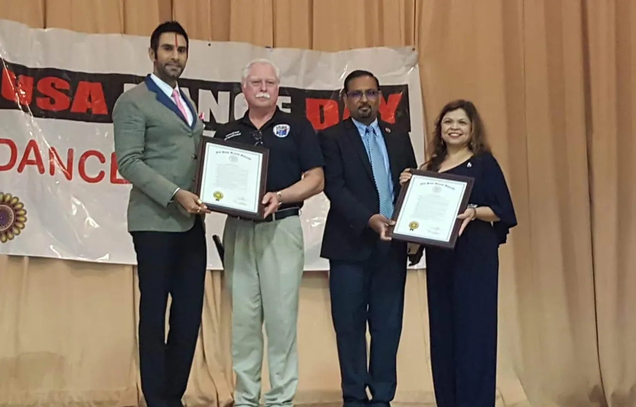 New Jersey State, USA Honours Soparrkar For His Initiative ‘Dance For A Cause’