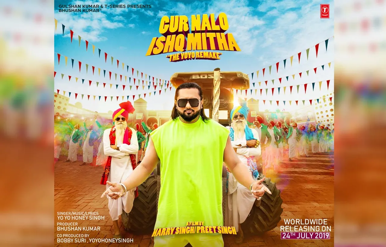 The-Poster-Of-Yo-Yo-Honey-Singh’s-Punjabi-Version-Of-Iconic-Song-Gur-Nalo-Ishq-Mitha-Unveiled
