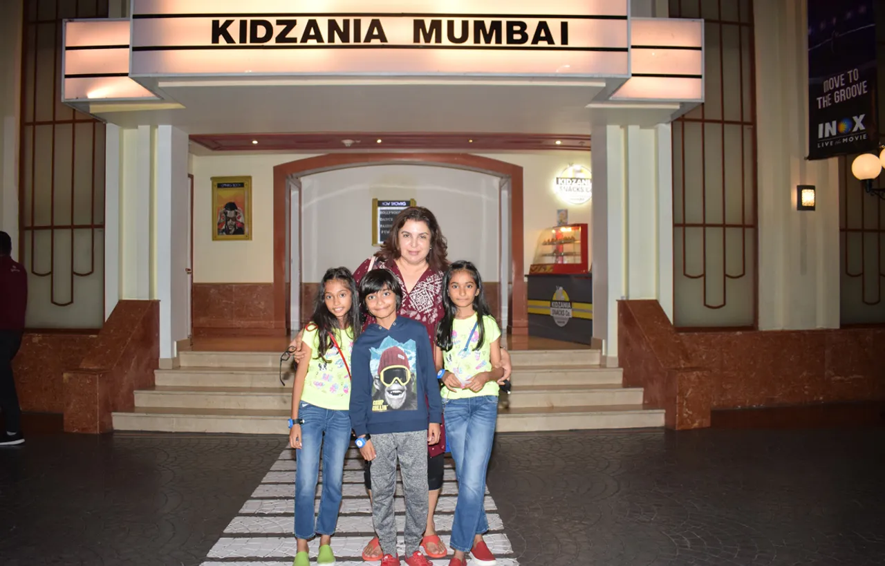 Farah Khan Visits Kidzania For A Fun Day Out With Her Kids!