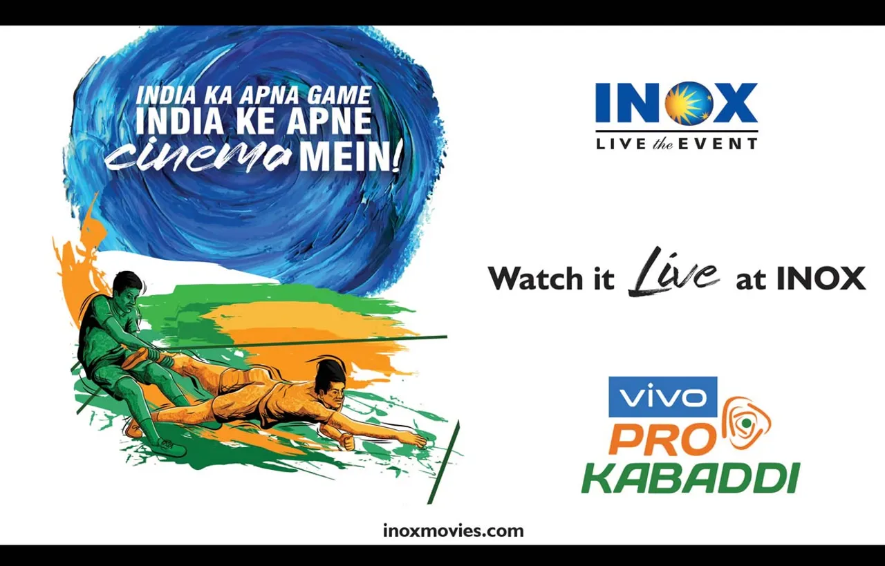 Inox All Set To Screen Vivo Pro Kabaddi League Matches Live In Cinemas