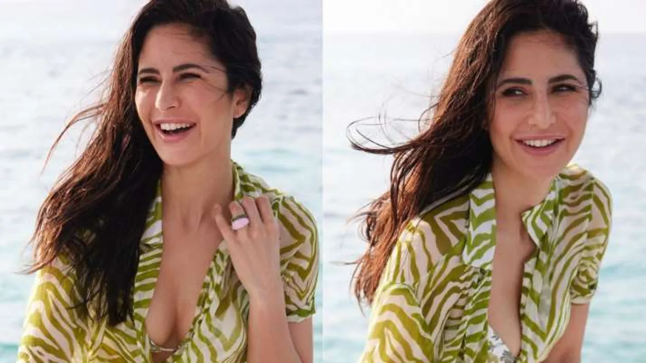 Actress Katrina Kaif shared a picture in a transparent shirt