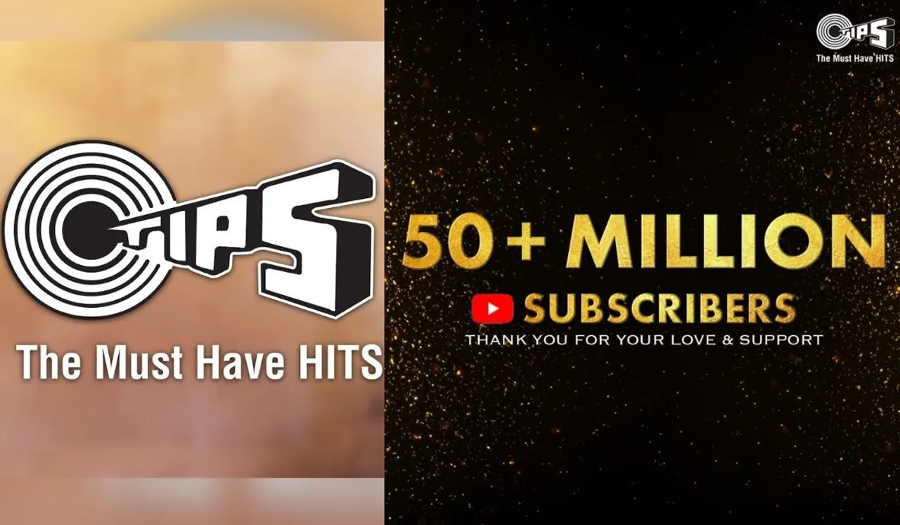 Tips Official celebrates 50 million subscribers on their YouTube channel