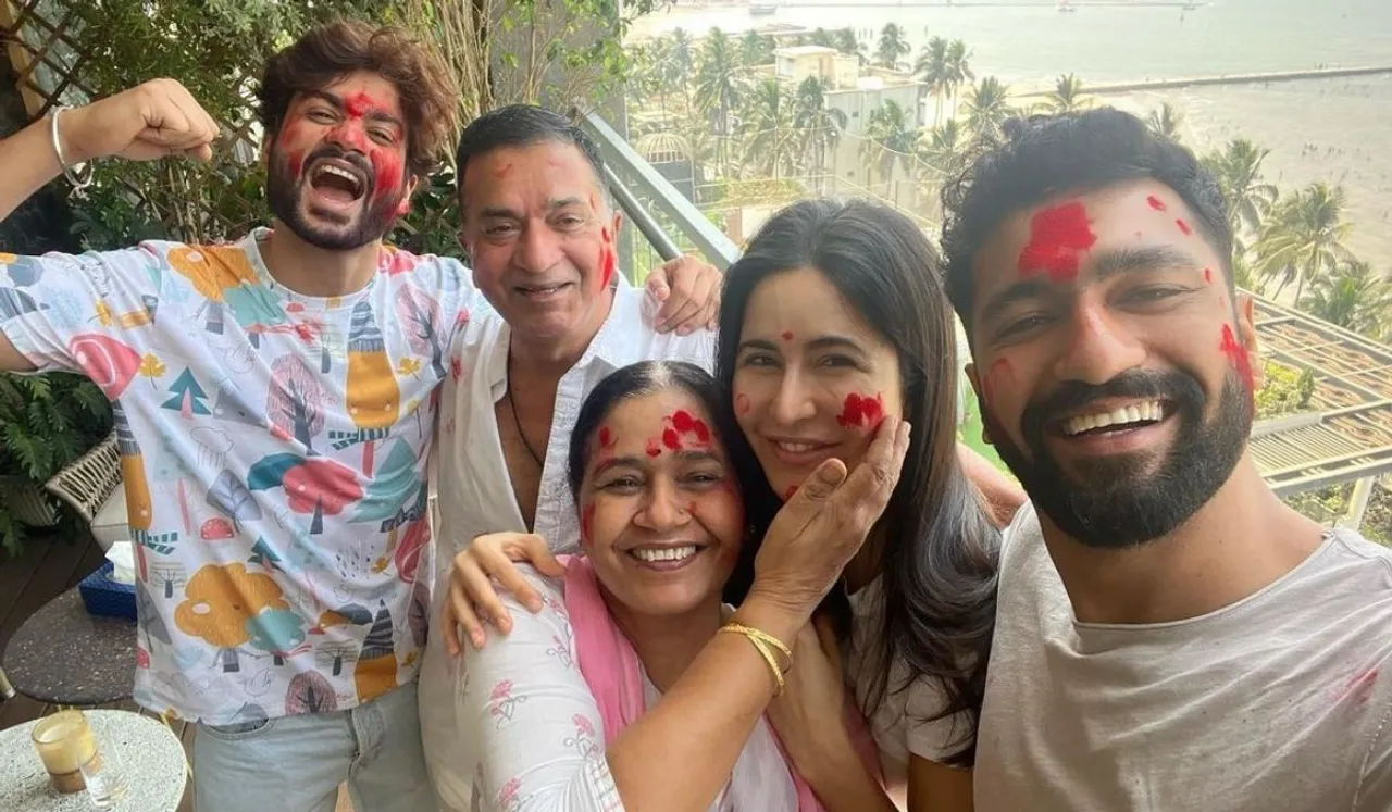 Katrina Kaif celebrated first Holi at her "In-laws" house