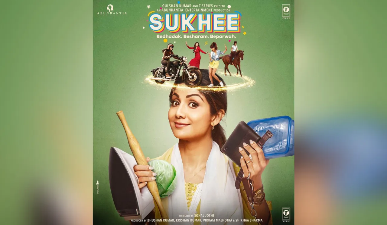 Actress Shilpa Shetty shared the poster of her upcoming film 'Sukhi'