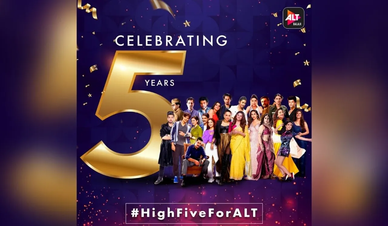 ALTBalaji marks a milestone: Celebrates five glorious years in the Indian OTT industry!