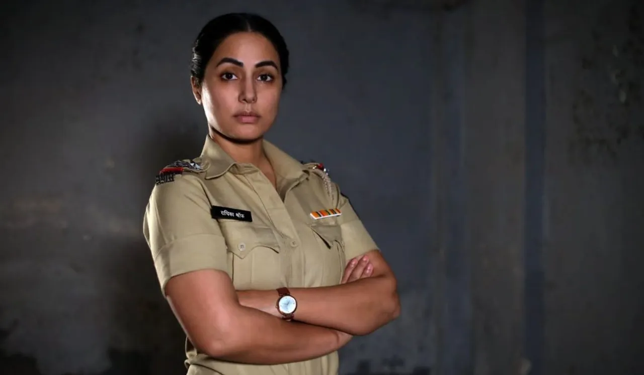 After the award winning venture of Hina Khan in internationally acclaimed Lines, she is all set to be seen in as Inspector Radhika Shroff in the upcoming crime drama 'Seven One'!