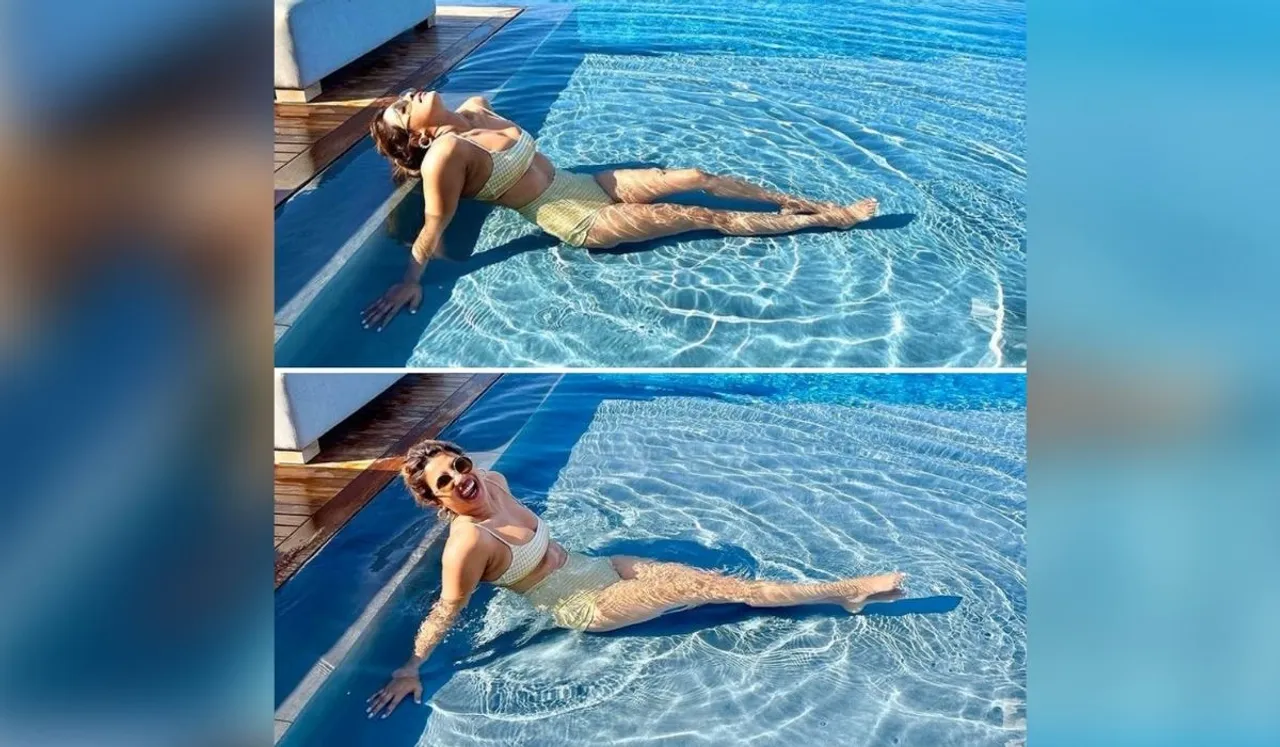 Priyanka Chopra Jonas Looks Breathtaking In Yellow Bikini; Shares Hilarious "Instagram vs Reality" Post