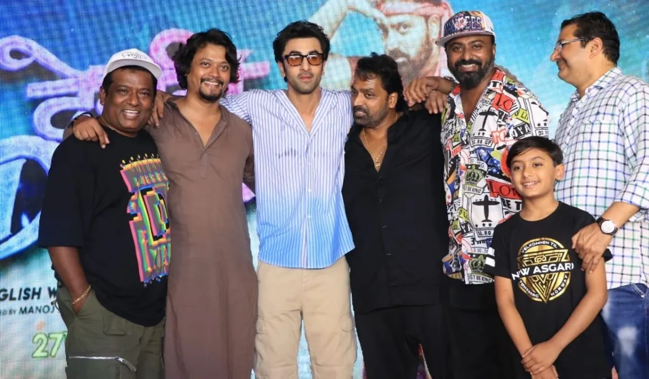 Ganesh Acharya celebrates his birthday with Ranbir Kapoor and Disco Dehati's Starcast