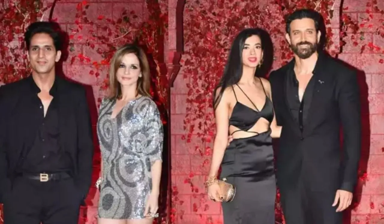 HRITHIK-SABA AZAD & SUSANNE-ARSLAN ATTEND KJ BIRTHDAY BASH