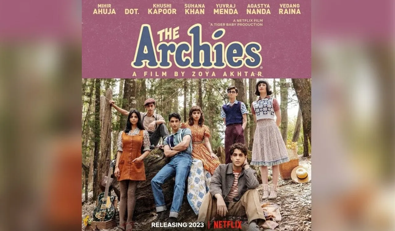 Suhana Khan, Khushi Kapoor and Agastya Nanda starrer Archies's first look is out now